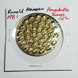 1981 24kt Gold Electroplated Presidential Coin