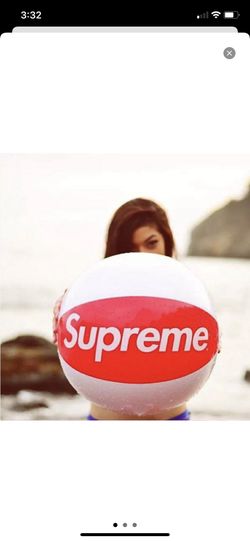 SUPREME BEACH BALL NWT ON BAG! SS15 SPRING SUMMER 2015 AUTHENTIC