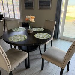 Round Dining Table For 4