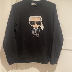 IKONIK Karl Lagerfeld Sweatshirt – Women’s Medium – Black
