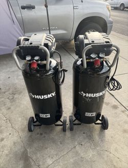 Husky 20 Gal. 200 PSI Oil Free Portable Vertical Electric Air Compressor ($220 EACH )