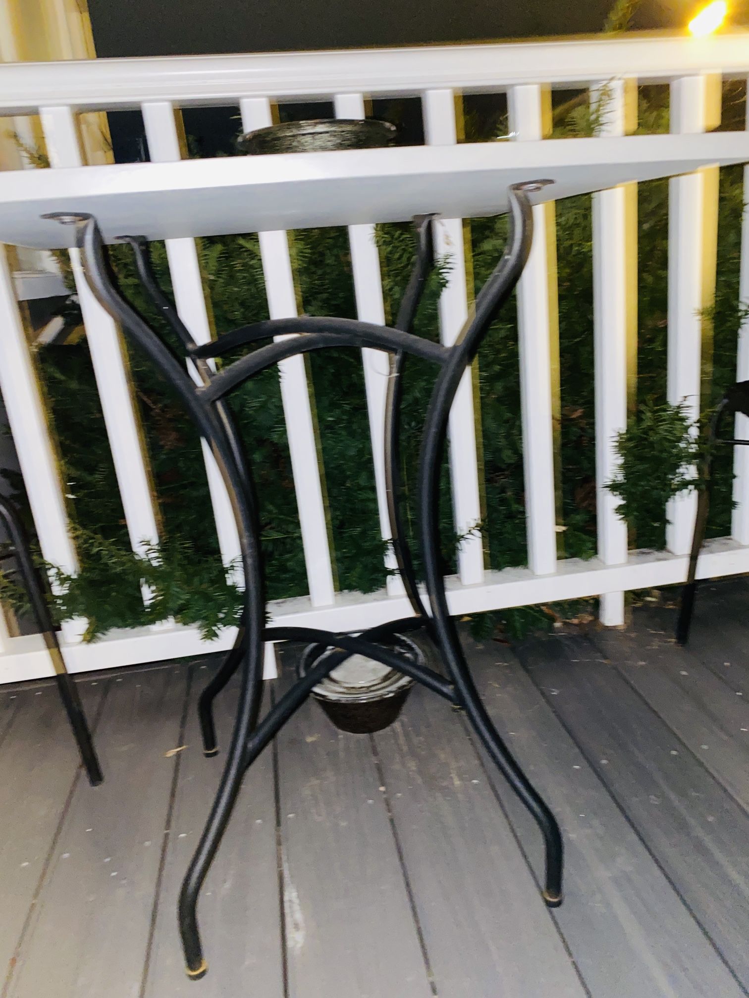Outdoor Table and Two Chairs