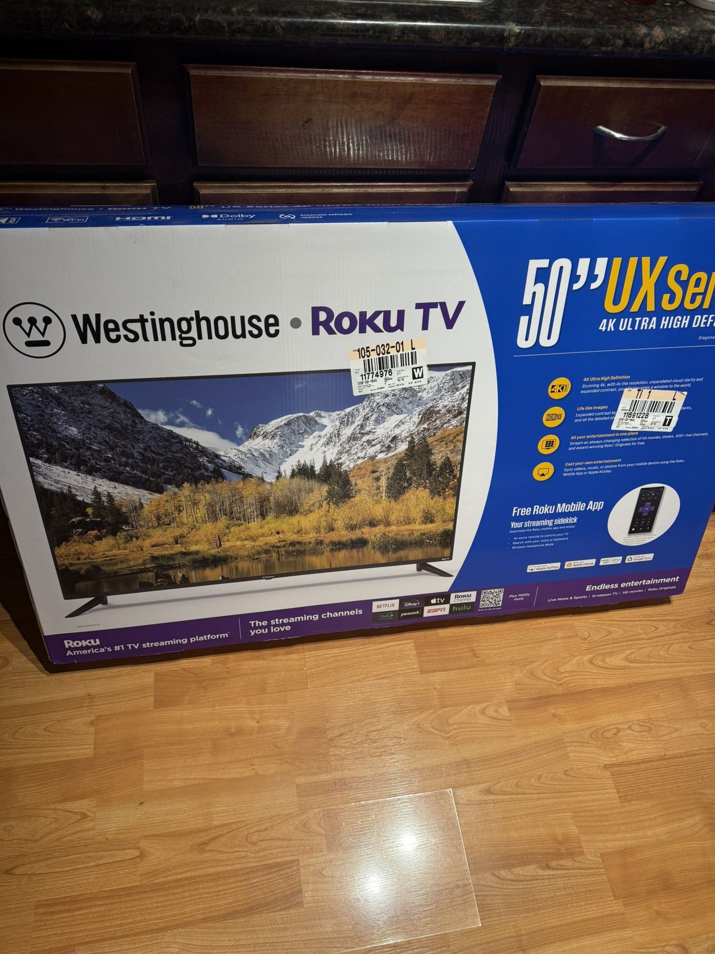 Brand New Roku TV 55″ 4K UHD
