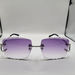 Cartier Glasses Rimless(Purple)