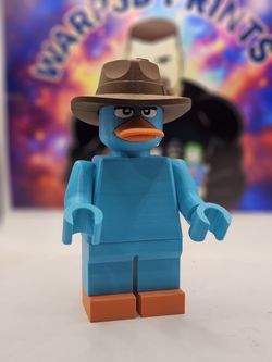 Perry The Platypus Giant Lego Figure CUSTOM