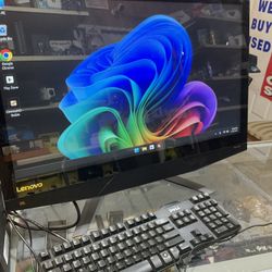 Lenovo Touchscreen Desktop Core I7 16GB RAM 1.8 Tb Hard Drive 27 Inch Windows 11