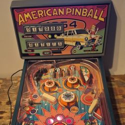 1991 TOMY American Pinball Electronic Table Top Game-Works Great!