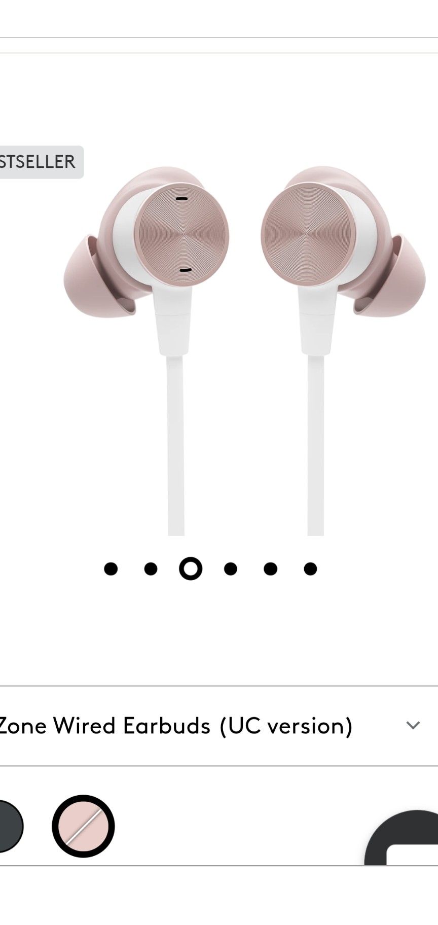 Brand New Wired Logitech Earbuds