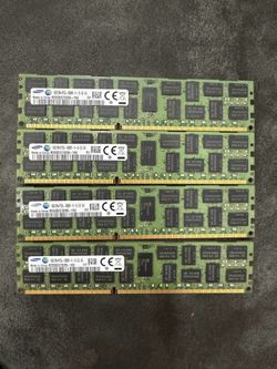 Samsung 64GB SERVER RAM M393B2G70EBO-YKO 4x16GB Memory Module PC3L-12800R