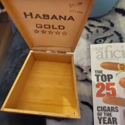 Empty Habana Gold Box 