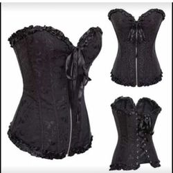 Black Corset New XXS Or XS Or S Or M