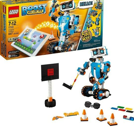 LEGO Boost Creative Toolbox 17101 Fun Robot Building Set and Educational Coding Kit for Kids, Award-Winning STEM Learning Toy (847 Pieces)