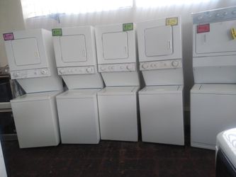 24” & 27" stackable washer/dryer working perfectly with 4 months warranty from $250 and up