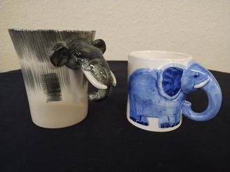 Elephant Mugs Set Of 2