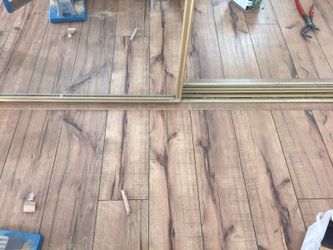 Laminate wood flooring