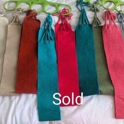 Mexican Solid Color Sash Belt