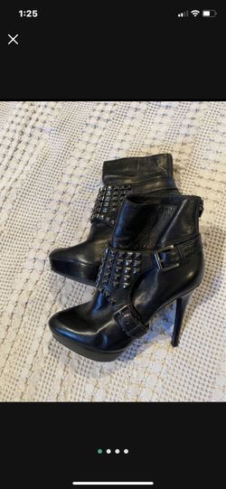 Michael Kors Sexy Leather stiletto heel boots sz 6.5