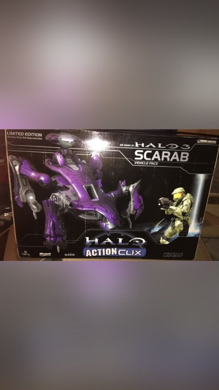 Halo actionclix scarab vehicle pack