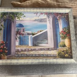 Painting From Greece In Frame