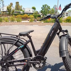 S400 26” SIZZLEBK Step Thru Black EBike