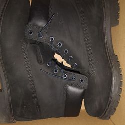 All Black Timbs Size 12