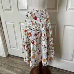 Cabi Palapa Pintuck A Line Skirt 