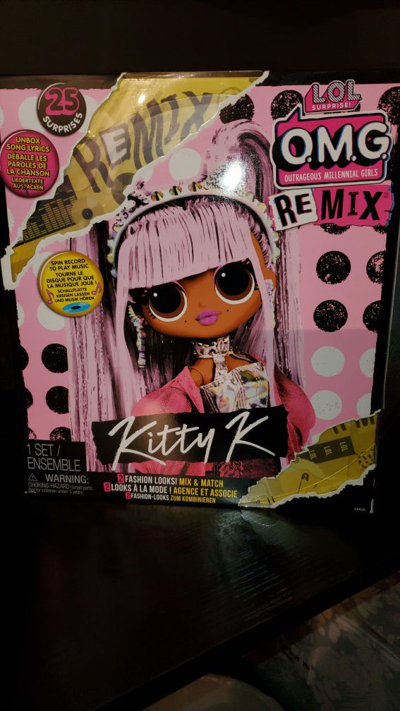 New kitty k never been opened lol remix doll