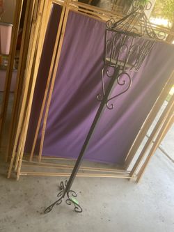 Black Antique Lantern Candle Holder