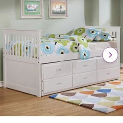 Twin Bed With Pull Out Bed 