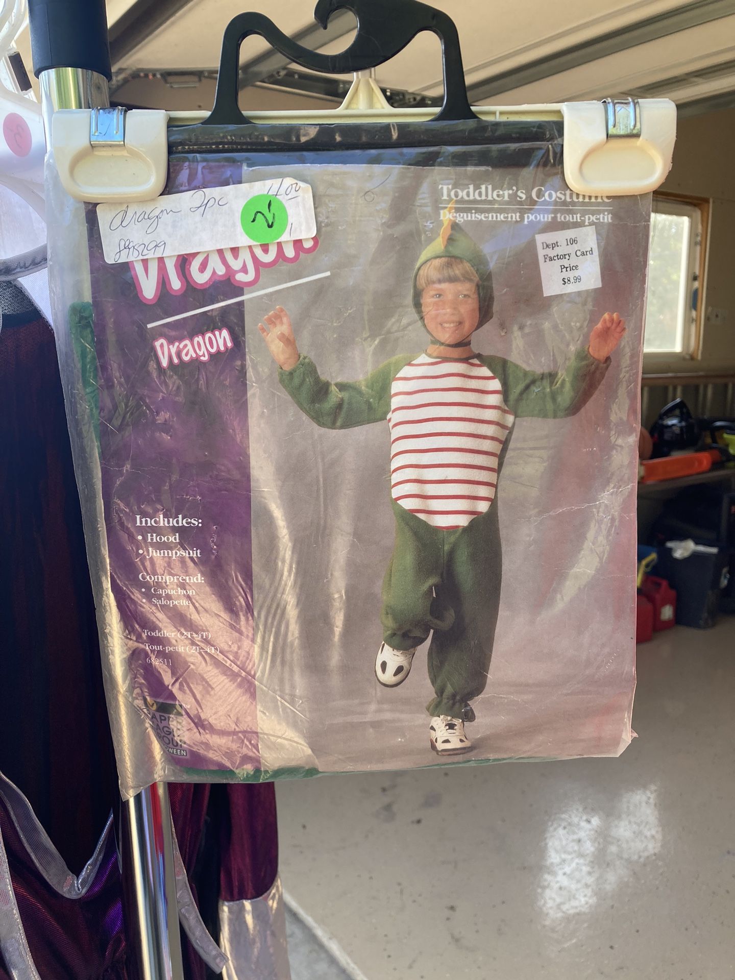 NEW Green Dragon Halloween Costume