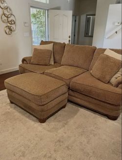 2 Sofas and ottoman