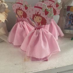 Strawberry Short Cake Birthday Party Centerpieces 