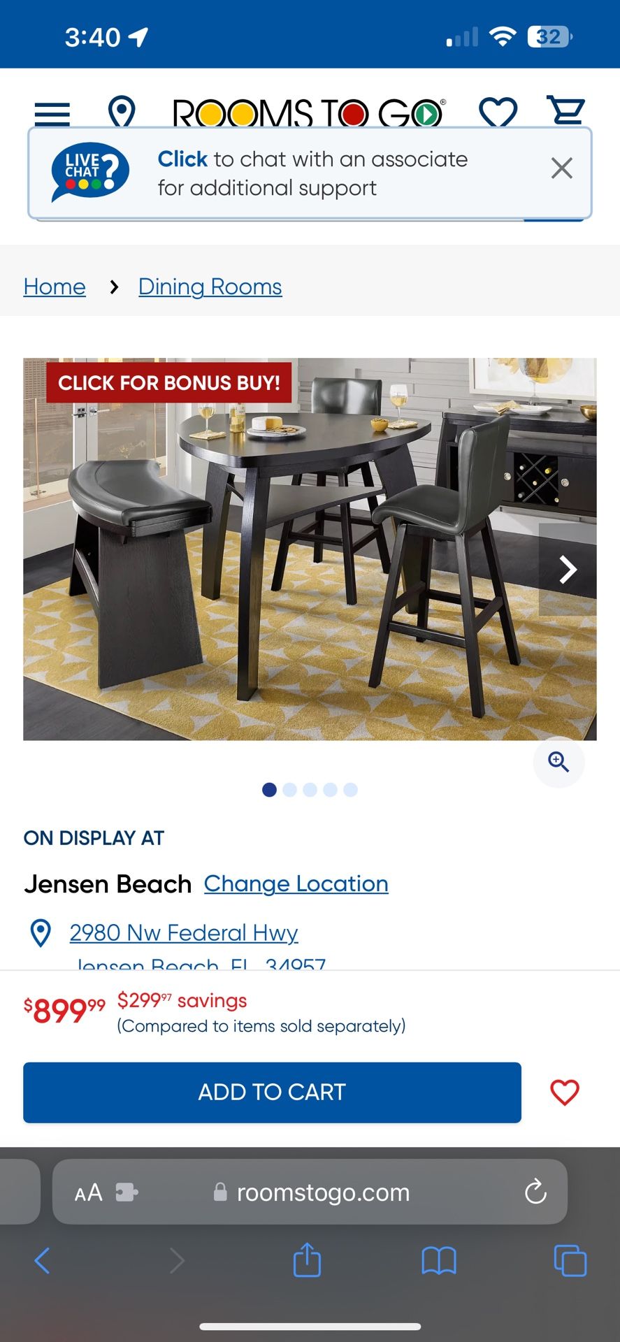 High Top Table With Bench Seat And 2 Stools