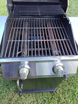 A gas stove in good condition—perfect for your patio.