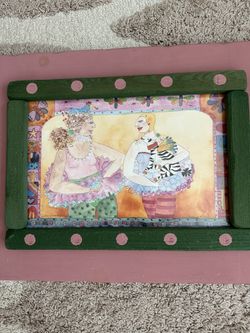 “Circus Girls”  By Artist Judie Bomberger— Original Collectors Edition Watercolor