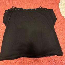 Women’s Heritage by Torrid Black Lace-Up Side Skirt – Size 00 