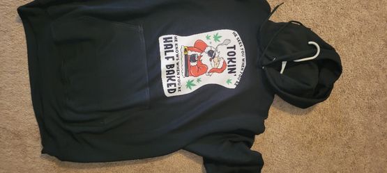 Custom hoodie he sees you tokin