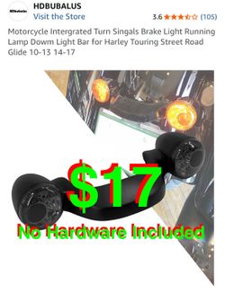 Motorcycle Intergrated Turn Singals Brake Light Running Lamp Dowm Light Bar for Harley Touring Street Road Glide 10-13 14-17