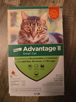 Advantage II Vet-Recommended Flea Prevention for Small feline lbs, 6-Monthly Treatments