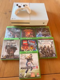 Xbox One Console with Controller and 7 Games