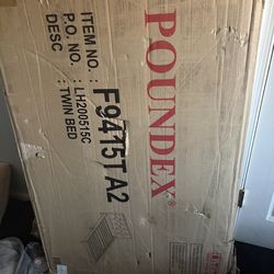 Poundex bed frame twin size
