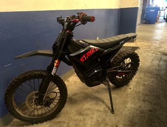 2023 Strike Shadow 72V Electric Dirt Bike – 1,145 Miles