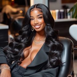 24” Body Wave Lace Frontal Wig for $170