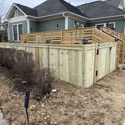 Cap And Trim Fence 6’ Tall  $10 A Foot 