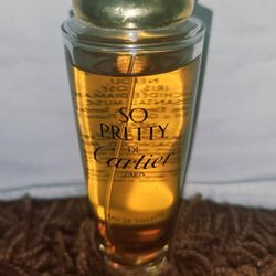 Discontinued So Pretty Cartier Perfume 100ml 3.3oz RARE 1995 Vintage Made In France