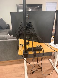 2- 32 inch curved dell monitors
