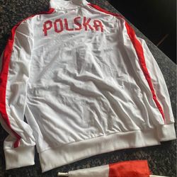 PUMA Poland Polska Zipper Tracksuit Sweatshirt Size L
