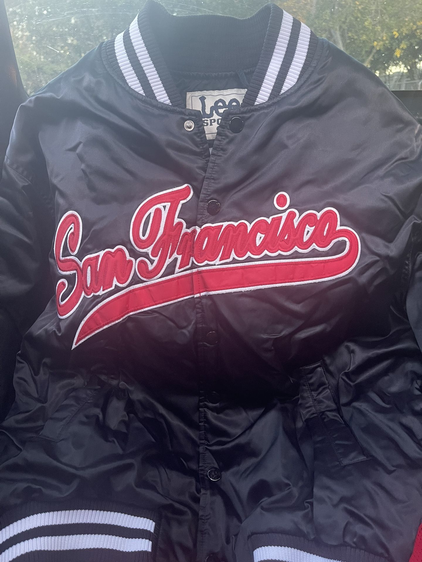Vintage San Francisco Bomber Jacket Lee Sport Sz M