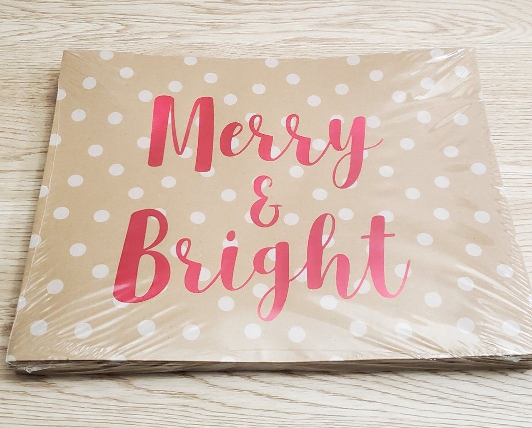 NEW (5) ct "Merry & Bright" Christmas Holiday Gift Box Sets