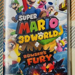 Super Mario 3D World + Bowser's Fury (Nintendo Switch, 2021) Tested With Case G7